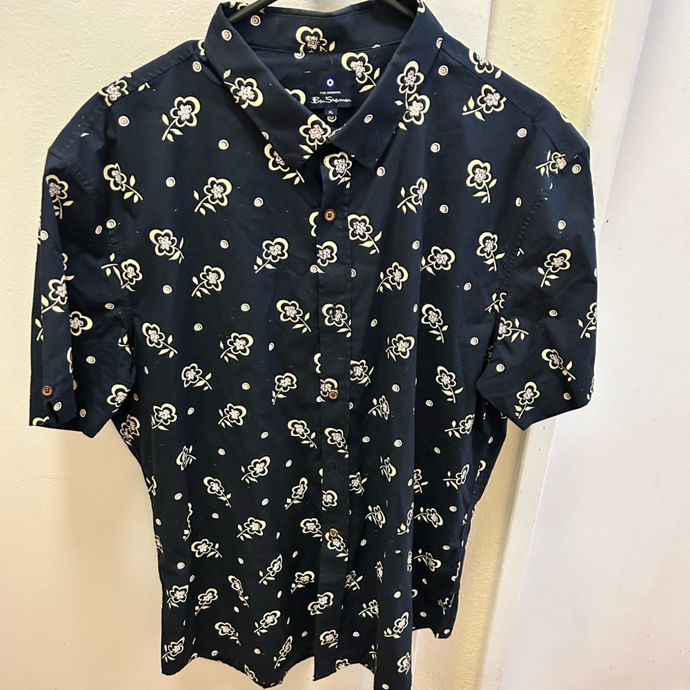 Ben Sherman Men's Dark Blue Button Down Shirt #ska #rudeboy #skinhead - Picture 2 of 5